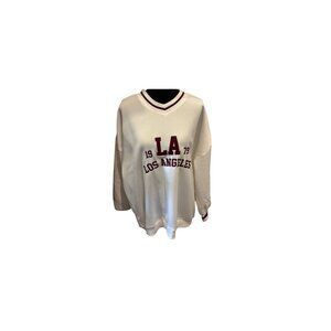 NWT- Orangekiss White & Maroon La Los Angeles 1979  Graphic Sweatshirt 1X